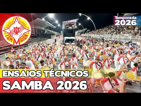 TOM MAIOR 2026 | ENSAIO TÉCNICO LARGADA E PISTA | SAMBA AO VIVO #ETSP26