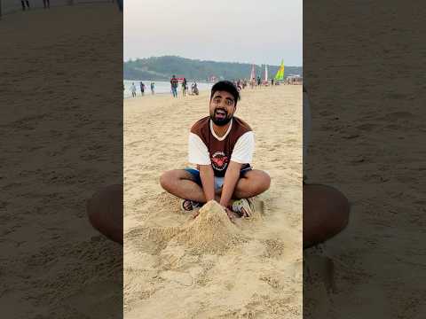 Beach Par Castle Banayenge 😍 #dushyantkukreja #shortsfeed