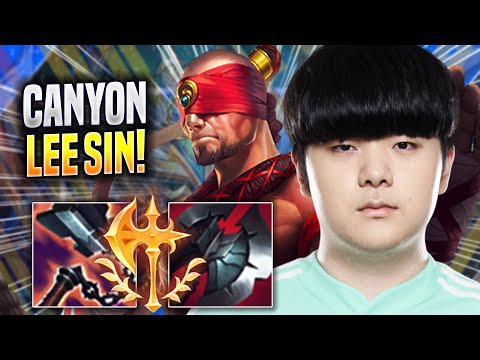 CANYON DESTROYING WITH LEE SIN! - DK Canyon Plays Lee Sin JUNGLE vs Wukong! | Season 2022