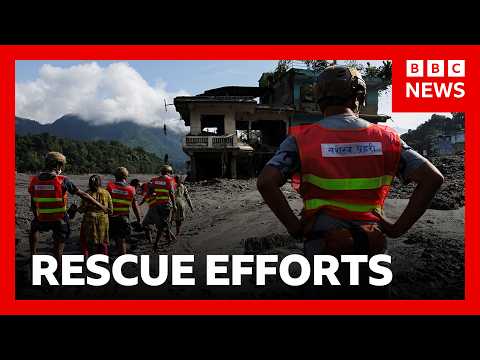 LIVE: Nepal-Tibet border rescue efforts resumed by China after flood fears | BBC News