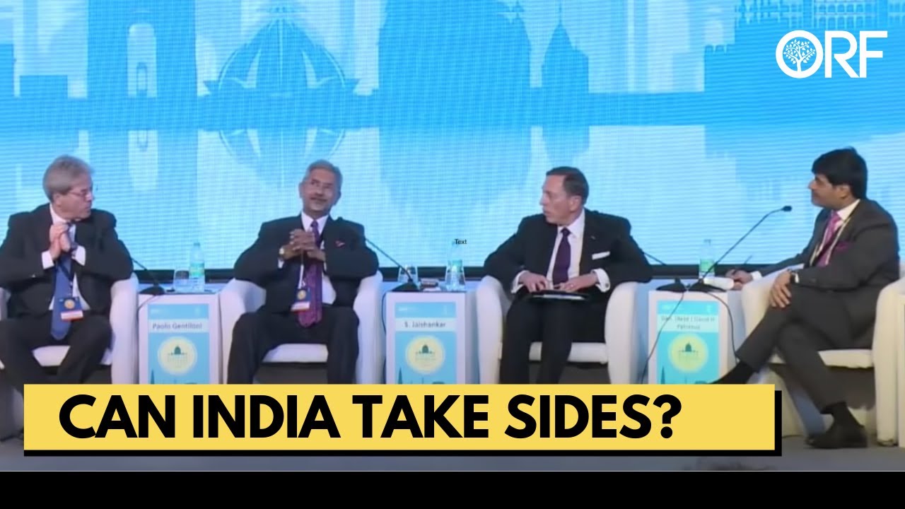 #RaisinaFlashback "I think we should choose a side, and that's our side" | S Jaishankar