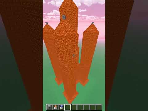 🔥 INSANE MINECRAFT TOWER BUILD! Learn the Shizo Way #shorts