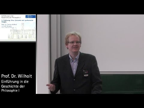 Geschichte der Philosophie (5): Stoa, Epikureer und pyrrhonische Skepsis, Prof. Dr. Torsten Wilholt