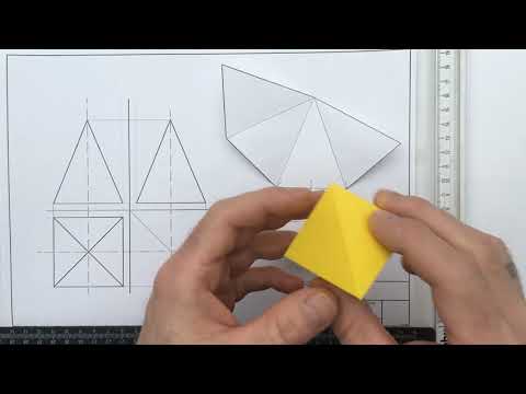 Pyramide - Abwicklung