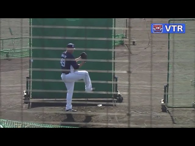 【ライオンズ春季キャンプ】ライオンズ・新加入ノリン バッティングピッチャーに登場 2020/2/9