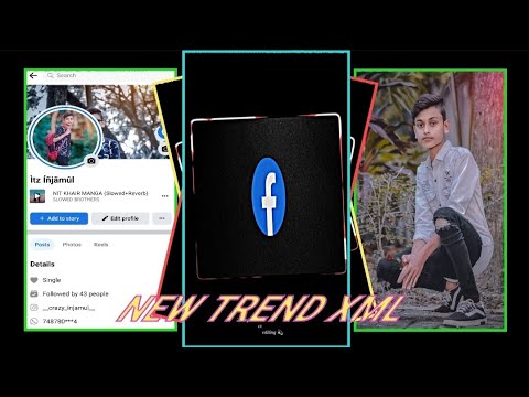 New Trend Alight Motion New Xml File Video💃Facebook Profile Friends💃Edit By Injamul 💞💞
