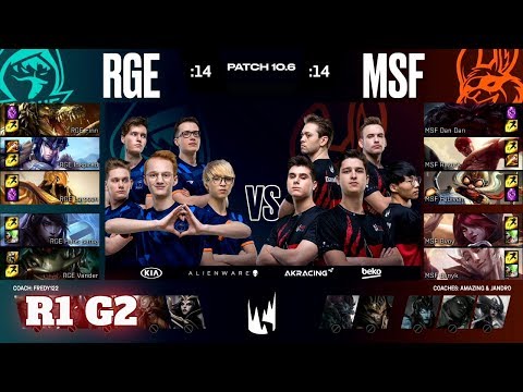 Misfits vs Rogue - Game 2 | Round 1 PlayOffs S10 LEC Spring 2020 | MSF vs RGE G2