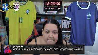 REACT AO  VIVO BRASIL 6x2 PANAMÁ l Amistoso