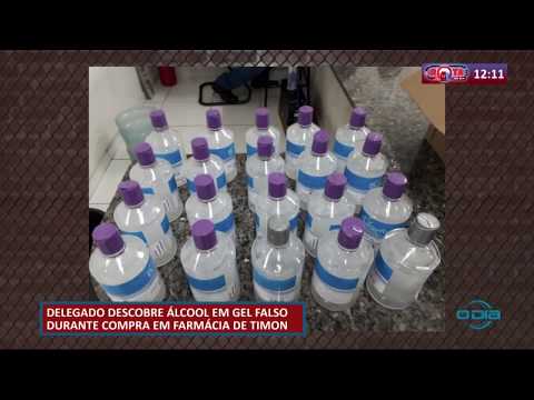 ROTA DO DIA 22 04 20  Delegado descobre aÌlcool em gel falso em farmaÌcia de Timon
