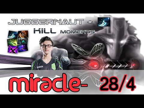 OG.Miracle- as Juggernaut on a RAMPAGE with 28 kills vs COL | ESL one Frankfurt 2016