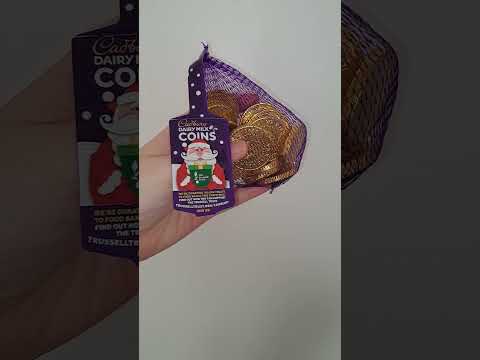 CADBURYS CHOCOLATE COINS 🪙  #shorts #new #cadbury #chocolate #coins #dairymilk #christmas
