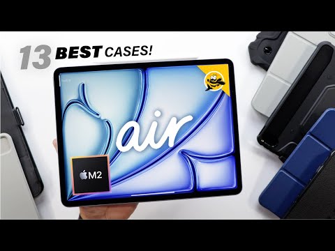 iPad Air 13 Inch (M2 2024) Case, Pirate Series Shockproof Protective Cover with Built-in Kickstand Adjustable Hand, Shoulder Strap and Pencil Holder video review thumbnail
