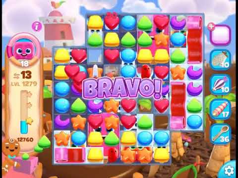 Cookie Jam Blast Level 1279 - NO BOOSTERS 🍪 | SKILLGAMING ✔️