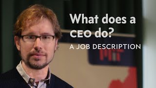 A CEO Job Description