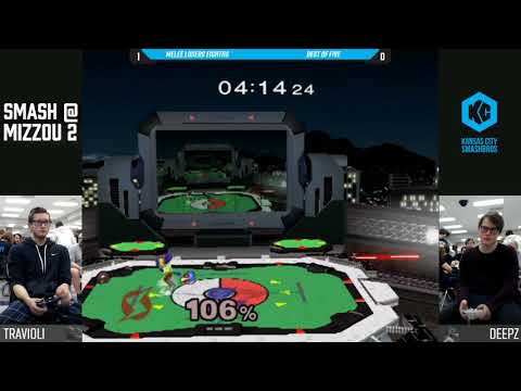 Smash @ Mizzou 2 SSBM - Travioli (Samus) Vs. Deepz (Falco) - Losers Eighths
