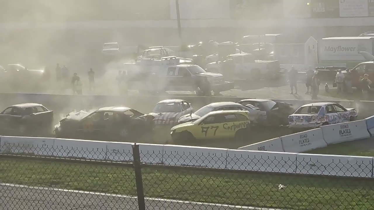 Hudson Speedway Compact Demo Action
