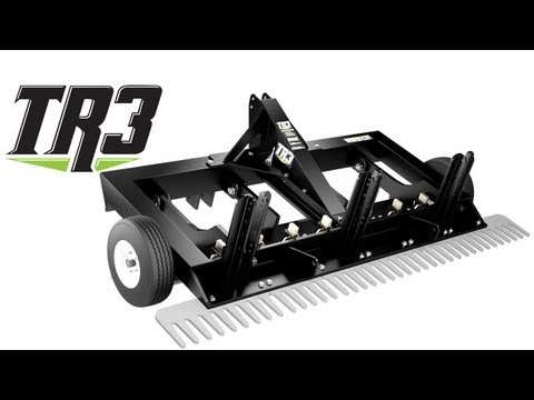 TR3 Rake 3D Spin – Tractor Attachment