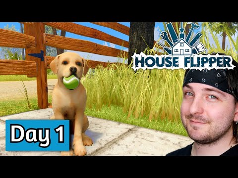 THE PETS are Here! New Houses/New Items - Day 1 - House Flipper Pets DLC