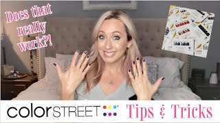 COLOR STREET TIPS & TRICKS I LEARNED FROM YOU!