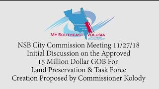 15 Million GOB Initial Discussion at NSBCC 11 27