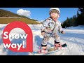 Trio of kids are super talented at SNOWBOARDING | SWNS