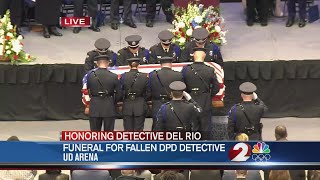 Funeral for Fallen Det. Jorge Del Rio