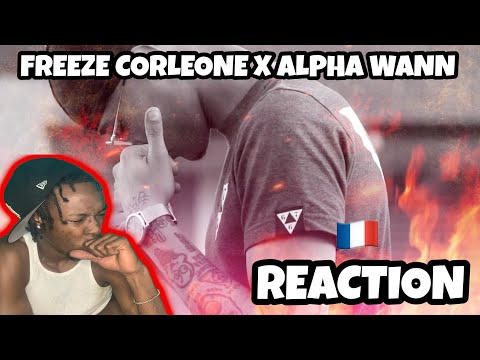 AMERICAN REACTS TO FRENCH RAP! Alpha Wann, Freeze Corleon - ny a fond w/ENGLISH LYRICS