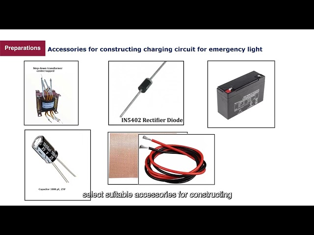 How to prepare an emergency light