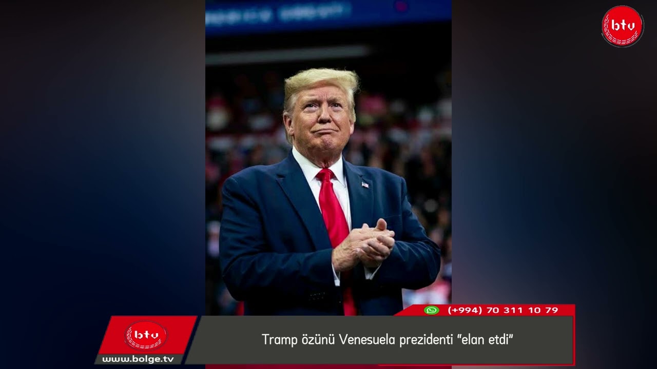 Tramp özünü Venesuela prezidenti “elan etdi”