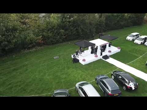 most insane drone footage from a Jewish chuppah#rich