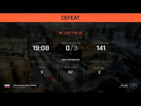 52 Kills and Assists - Bereakthrough Defender