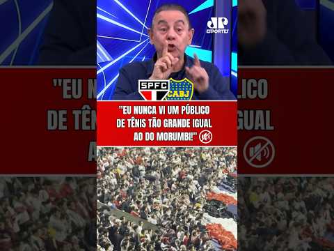 FLAVIO PRADO DISPARA SOBRE A TORCIDA DO SÃO PAULO: “NUNCA VI UM PÚBLICO DE TÊNIS TÃO GRANDE!”