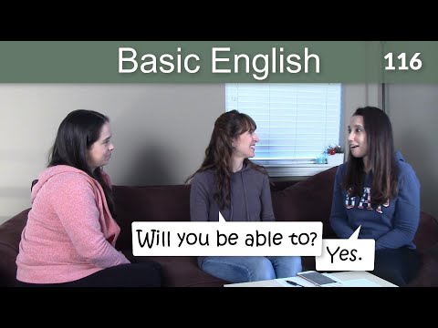 Lesson 116 👩‍🏫 Basic English with Jennifer - Be Able To vs. Can