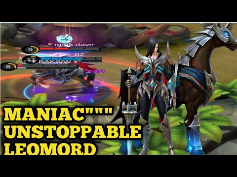 MANIAC"""UNSTOPPABLE LEOMORD USER JAS_02 MLBB