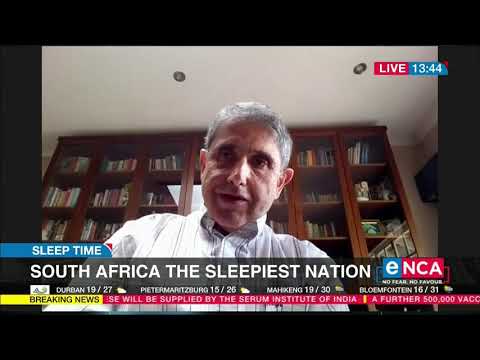South Africa the sleepiest nation