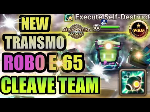 CLEAVE TEAM COMBO NEW TRANSMO ROBO E65 - Summoners War