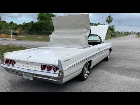 1961 Pontiac Bonneville Convertible Tri Power 4 speed FOR SALE