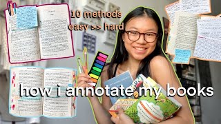 a realistic guide to book annotation | 10 ways to annotate your books