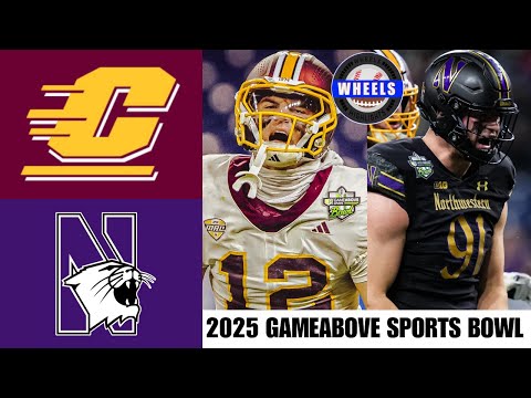 Central Michigan gegen Northwestern | GameAbove Sports Bowl | Highlights des College Football 2025