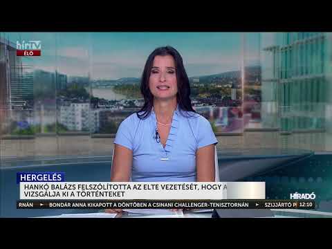 Botrány az ELTE-n: palesztinpárti hallgatók zavarták meg az izraeli történész előadását - HírTV