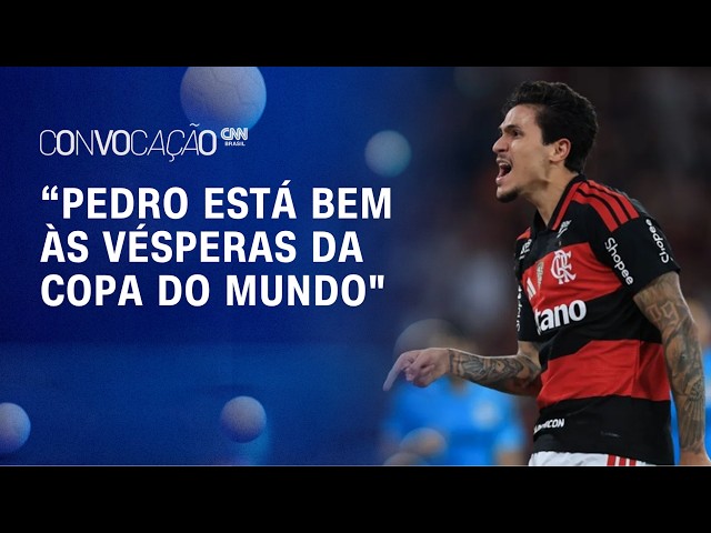"Pedro está bem às vésperas da Copa": comentarista da CNN avalia possível convocação do centroavante