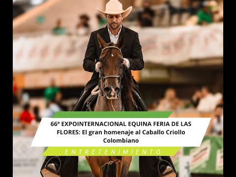 66ª EXPOINTERNACIONAL EQUINA FERIA DE LAS FLORES: El gran homenaje al Caballo Criollo Colombiano