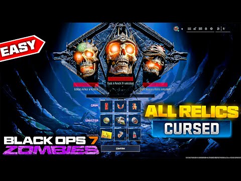How to UNLOCK ALL 8 Cursed Relics in Ashes of the Damned Black Ops 7 Zombies! Grim, Sinister, Wicked