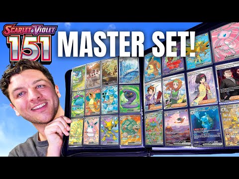 How I COMPLETED The Full Pokemon 151 MASTER SET!!