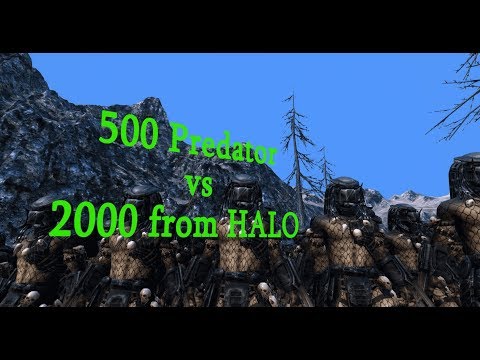 UEBS | 500 Predators vs 2000 from HALO | ULTIMATE EPIC BATTLE SIMULATOR