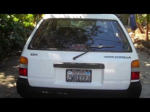 Greg's 1991 toyota corolla DX wagon  54,000  Original Documented Miles!! FOR SALE