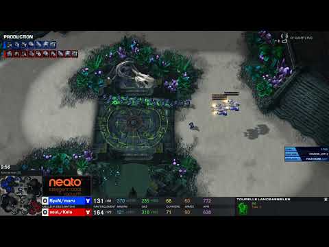 Maru + Byun vs Soul + Khelazur - Archonte match commenté avec le grand MarineLord !