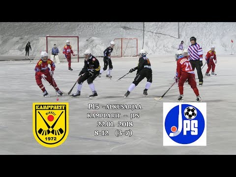 P15 -alkusarjaa Kampparit - JPS  Hänninkenttä 22.01.2018
