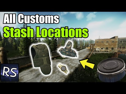 All Customs Hidden Stash Locations - Escape From Tarkov