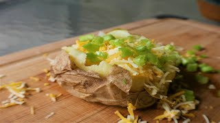5 minute baked potato in a grocery bag